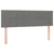 Vidaxl Box spring postelja z vzmetnico temno siva 140x200 cm blago