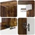 Set TV komoda Zidne 5 pcs Dimljeni hrast Konstruirano drvo