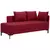 SOFA LEŽAJ tekstil crvena