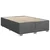 vidaXL Postelja boxspring z vzmetnico Temno siva 140 x 190 cm Blago