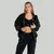 STRIX Women‘s Zip Hoodie Washed Black