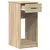 Tower stalak za računalo s ladicom boja hrasta 35x45x77 cm