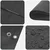Cerada s rupama Antracit siva 8 x 8 m 90 gsm PE
