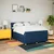 vidaXL vidaXL Box spring postelja z vzmetnico modra 140x190 cm blago, (21304779)