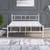 HANAH HOME Bračni krevet Akin White 120 x 200