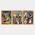 Wallity Set uramljenih slika 3AC_UNPP01, 3 Dela