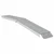 Sklopiva rampu 200kg po rampi 2 pcs Srebrno 166 x 23 x 4,5 cm