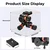 K&F Concept 3-Way Geared Tripod Head CNC Process Aluminum Alloy, High-Precision Fluid Head Load
