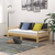 VIDAXL izvlečna dnevna postelja trdna borovina 2x(90x200) cm