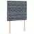 vidaXL Box spring postelja z vzmetnico temno siva 80x200 cm žamet
