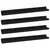 Zidne police 4 kom crne 60 x 9 x 3 cm