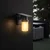 LED Sol zidna lampa LED/3,7V 2700/3200/5000K IP54 1800 mAh crna/dimno bež + daljinski upravljač