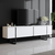 HANAH HOME Set za dnevnu sobu Luxe Set White Black