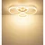 Globo 67260-90SA - LED prigušiva stropno svetlo RUBIO LED/92W/230V 3000K 68x84,5 cm