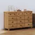 Vidaxl Predalnik ASKIM Rjava 79 x 40 x 133,5 cm Masivno borovo les