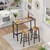 VEVOR Barska miza 991x406x902 cm rjava