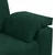 vidaXL Trosed temno zelen 220x77x82 cm žamet