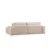 Atelier del Sofa Ugaona garnitura Pirlo 100x88x260cm Bež