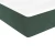 vidaXL Box spring postelja z vzmetnico temno zelena 90x200 cm žamet