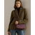 Lauren Ralph Lauren Torba za čez ramo DANNI 26 vinsko rdeča