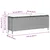 Vidaxl Vrtna klop z blazino rjava 110x30x40,5 cm poli ratan