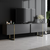HANAH HOME Set za dnevnu sobu Luxe Set Anthracite Gold