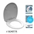 WC deska Schütte NEON PAINT Duroplast, Soft Close