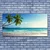 tulup.si Slika na platnu Seaside palm beach landscape 140x70 cm