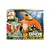 Dinos Unleashed Pomična figura Flying and roaring pterodactyl, Narandžasta