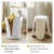 WENKO 26086100 - Stolica COMISO 44,5x46 cm bela