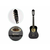 ECO TOYS Velika drvena gitara za decu crna