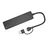 NATEC MAYFLY, USB 3.0 Hub, 4-Port, USB-A + USB-C Adapter, dužina kabla 15 cm (NHU-2023)