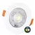 Ecolite LED-YL201/7W/CCT/BI - LED ugradna stropna svetiljka ZITA LED/3/5/7W/230V bela