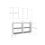 Hanah Home Konzolni sto Woise Bohem KM120, 120x75x29.6 cm, Beli