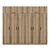 Hanah Home Garderober Kale-7711, 270x255x52 cm, Braon
