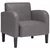 Sofa fotelja s naslonima za ruke siva 54 cm umjetna koža