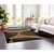 Conceptum Hypnose Tepih BSR-7, Pravougaoni, 160 x 230 cm, Braon-crni