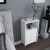 Hanah Home Noćni ormarić Carlin 36x61,4x25,3cm Beli