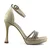 Mona shoes Ženske sandale na štiklu, Zlatne