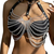 Subblime Fetish Chest Harness with Big Ring Chains