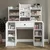 Hanah Home toaletni sto Glamo sa ogledalom, 120 cm, beli