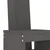 Barski stolci 2 kom sivi 40 x 42 x 120 cm od masivne borovine