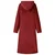 Deka majica s kapuljačom Bordeaux Crvena l Flanel