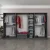 Hanah Home ormar sa reflektujućim staklom Nisa 20632, 315 cm, antracit