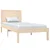 Vidaxl Posteljni okvir trden les 75x190 cm