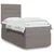 Vidaxl Box spring postelja z vzmetnico taupe 100x200 cm blago
