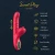 Erospace G-Spot Vibrator with Thrusting Motion & Clitoral Stimulation Sweet Play A2 Red