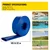 VEVOR Izpustna cev 5,1x3200,4 cm modra