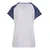 Womens T-shirt Contrast Raglan - white/blue