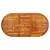 Vrtni stol od masivnog bagremovog drva (150-200) x 100 x 75 cm